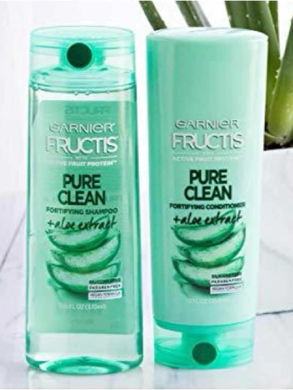 Garnier Pure Clean Aloe Extract Fortifying Shampoo & Conditioner